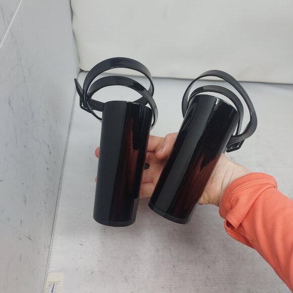 Christian Louboutin Movida Sabina Black Patent Platform Sandal - Picture 10 of 12